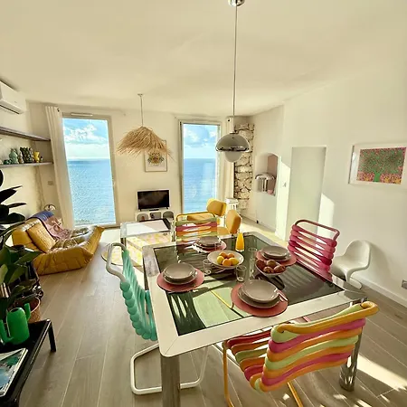 Lägenhet Casa Favelas, Vue Mer, Plages Et Monaco A Pieds Cap-d'Ail