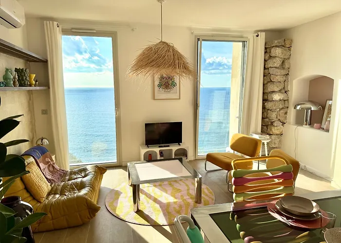 Casa Favelas, Vue Mer, Plages Et Monaco A Pieds Apartament *